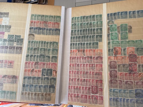 Tyskland: samling 1870-1960tal i 32-sidigt album.