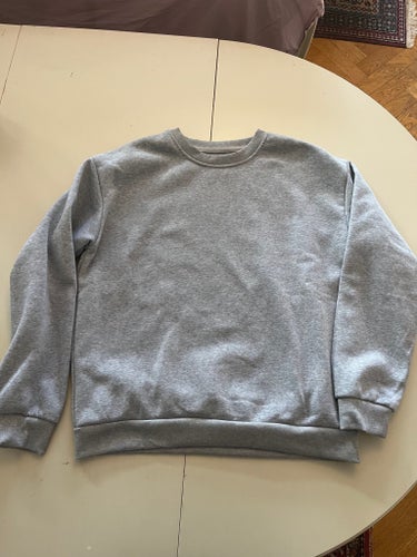 Ny grå sweatshirt tröja st L