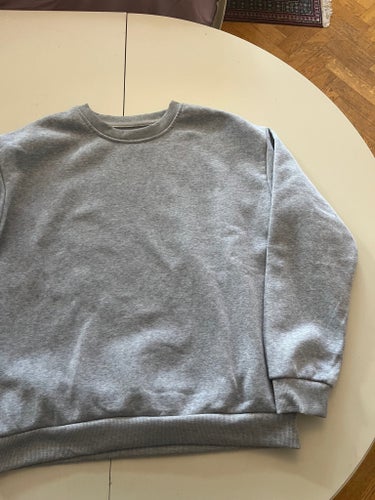 Ny grå sweatshirt tröja st L
