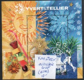 Block från Yvert och Tellier Valerie Besser