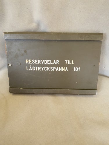 Reparationssats för LÅGTRYCKSPANNA 101, NY, "NOS"