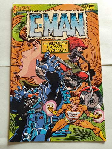 E-man nr 10 från 1984 (First comics)