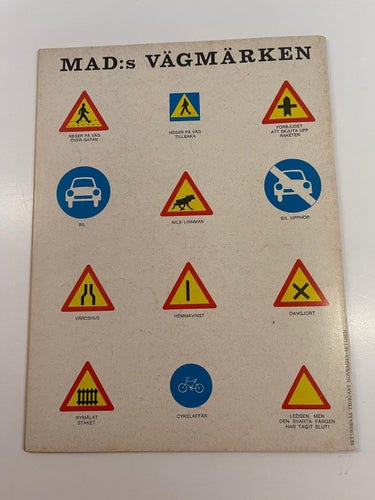MAD ( svensk ) Nr 4  - 1963