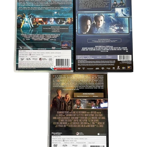 Samling av Sci-Fi Filmer 3 st