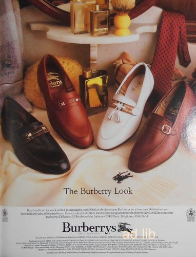 BURBERRYS OF LONDON - THE BLUEBERRY LOOK, TIDNINGSANNONS 1986