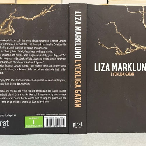 Lyckliga gatan av Liza Marklund, bok, Very good plus