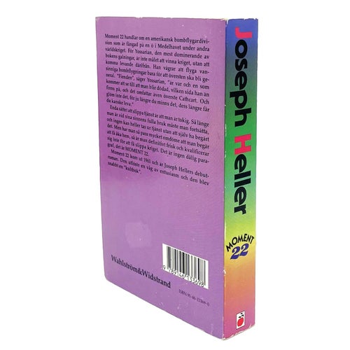 Moment 22 av Joseph Heller (oläst pocket, 1989)