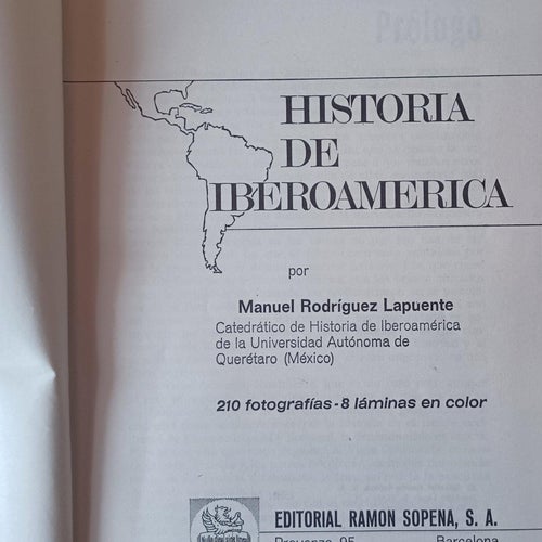 Historia de Iberoamerica av Manuel Rodríguez Lapuente