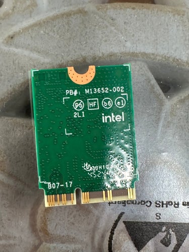 Intel Wi-Fi 6E AX211 M.2 NGW Nätverkskort – OTESTAD / DEFEKT