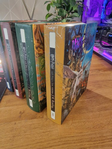 Harry Potter J.k Rowling böcker / 4 stycken 2001 första svenska upplagan