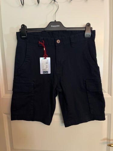 #NYA# blåa shorts, stl S