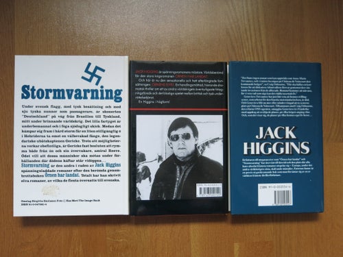 Jack Higgins - 3 böcker .