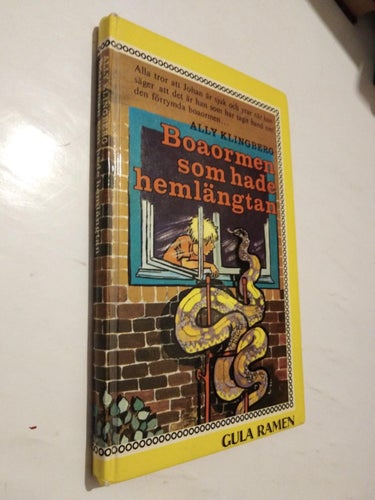 Boaormen som hade hemlängtan - Ally Klingberg. bok, inbunden Very Good plus