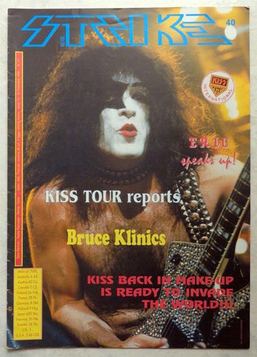 KISS 'Strike No. 17' 1996 Italian music magazine/fanzine