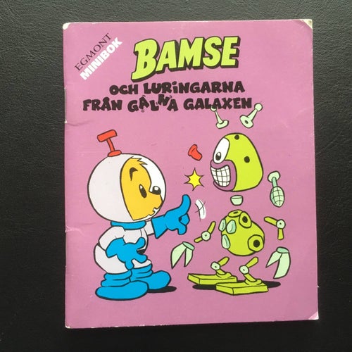 BAMSE OCH LURINGARNA FRÅN DEN GALNA GALAXEN - EGMONT MINIBOK