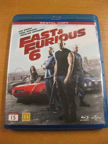 FAST & FURIOUS 6 - VIN DIESEL, PAUL WALKER, DWAYNE JOHNSON - BLU-RAY