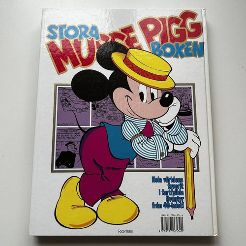 Jag-bok #14 - Stora Musse Pigg-boken, 1a upplaga, toppex! VF
