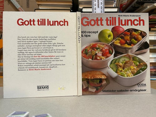 Gott till lunch 100 recept tips matlådor sallader smörgåsar B. M. Andersson