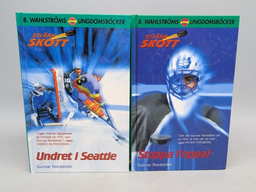 Hockeyböcker - Stjärnskott - Undret i Seattle - Stoppa Foppa! - Gunnar Nordström