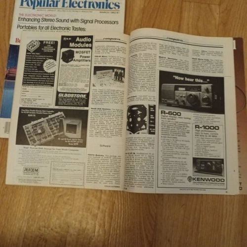 3st Popular Electronics Tidningar - 1982