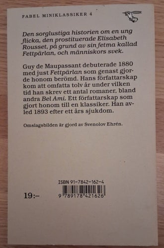 Fettpärlan av Guy de Maupassant 1994