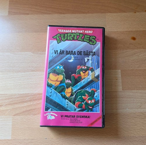 Teenage Mutant Ninja Turtles - Vi är bara de bästa (VHS) retro vintage