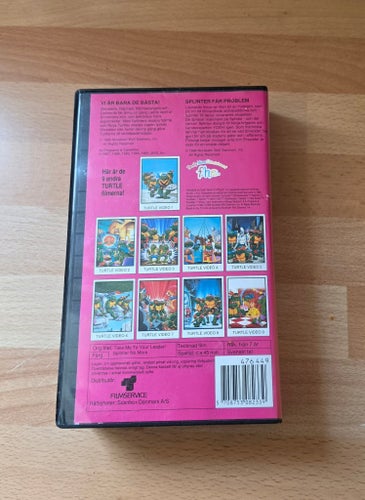Teenage Mutant Ninja Turtles - Vi är bara de bästa (VHS) retro vintage