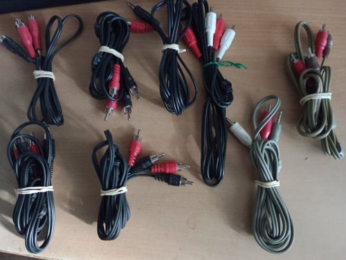 RCA-kablar, DIN-kablar m.m