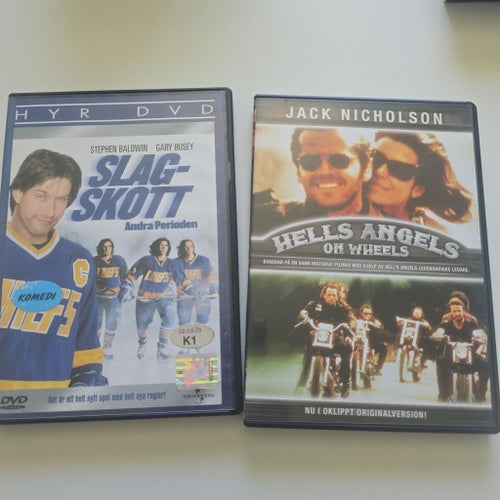 Slagskott och Hells Angels on Wheels DVD