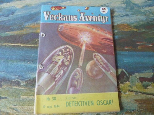 VECKANS ÄVENTYR, 1944 09 19, NR 38, JULES VERNE, TIDNING