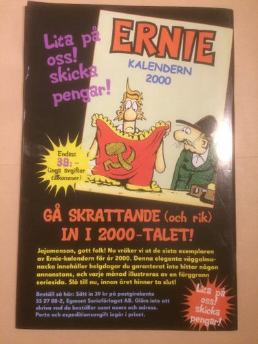 Ernie nr 7 från 2000