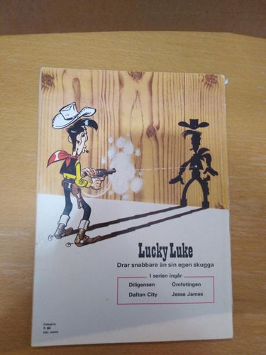 Lucky Lukes äventyr Ömfotingen 1971 första upplagan