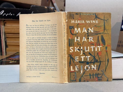 Man har skjutit ett lejon av Maria Wine, bok, Very good plus
