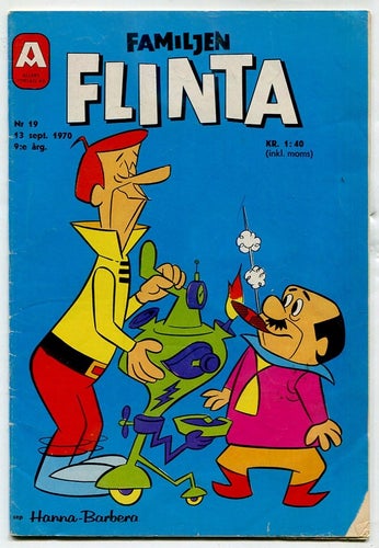 Familjen Flinta 1970 nr 19 Allers Förlag Pekka, Jetsons