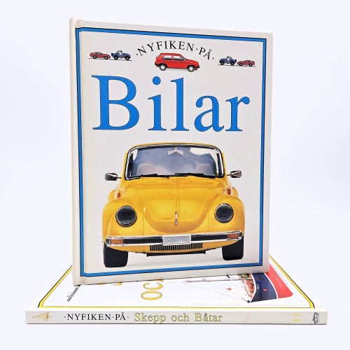 Nyfiken på bilar & Skepp och båtar - 2 böcker - Angela Royston