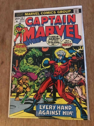Captain Marvel (1968 1st Series Marvel) # 25