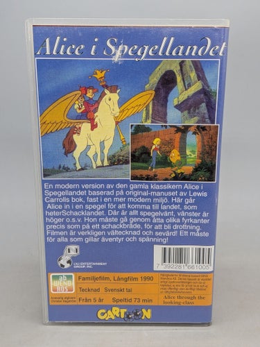 Alice i spegellandet - Svenskt tal - VHS