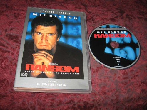 RANSOM (MEL GIBSON,LILY TAYLOR,RENE RUSSO,DELROY LINDO) DVD