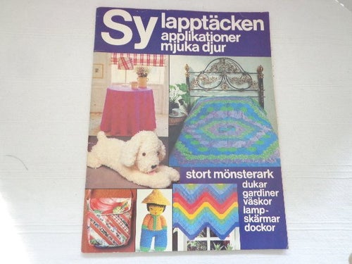 Sy lapptäcken applikationer mjuka djur,1981