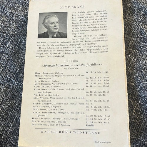 Mitt Skåne av Nils Ludvig, 1940