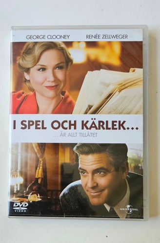 Dvd- I spel och kärlek... är allt tillåtet- komedi med George Clooney.