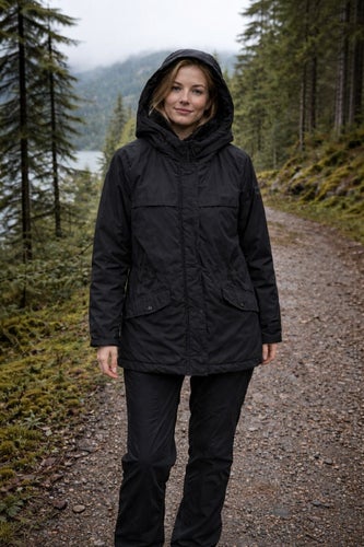 Gant svart jacka, parkas storlek S