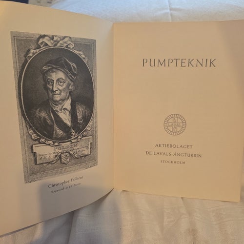 PUMPTEKNIK av Christopher Polhem, 1951