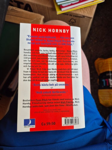 Fever Pitch av Nick Hornby, 1997