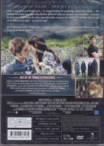DVD / The Twilight Saga - Eclipse / 2-disc Special Edition / Ny & Inplastad