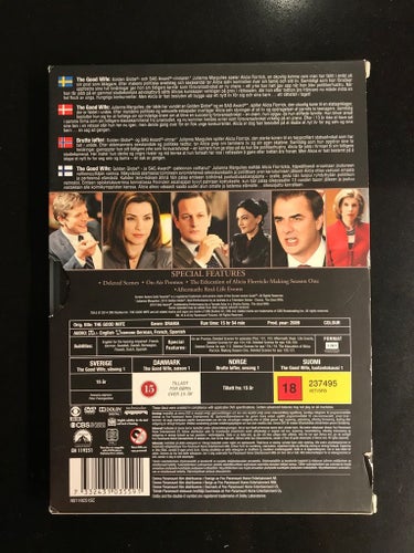 The Goodwife / good wife - Säsong 1 - DVD box