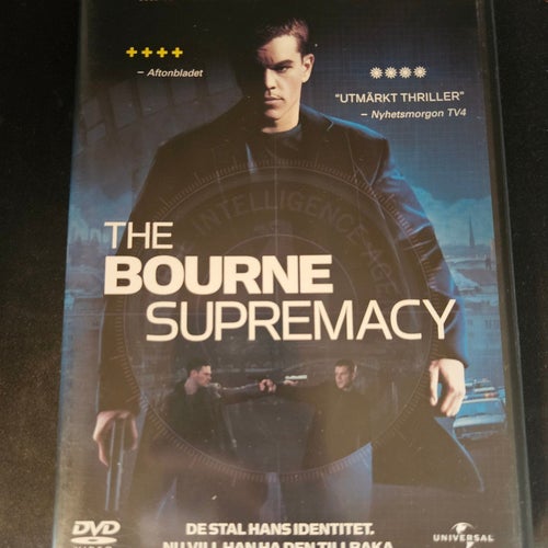 The Bourne Supremacy - Matt Damon - DVD (Svensk Tal)