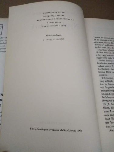Nyplöjd mark av Michail Sjolochov