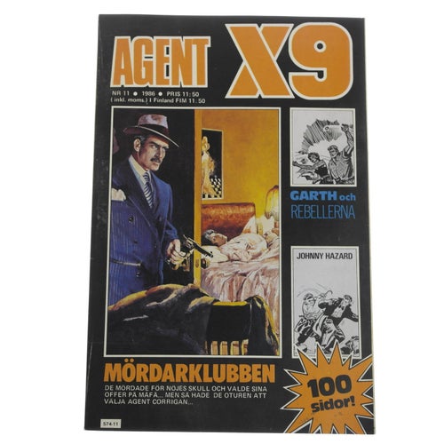 Agent X9 - 1986 - NR 11 - Mördarklubben