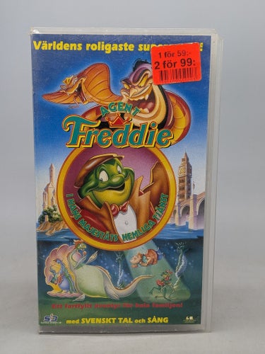 Agent Freddie i hans majestäts hemliga tjänst - Svenskt tal - VHS